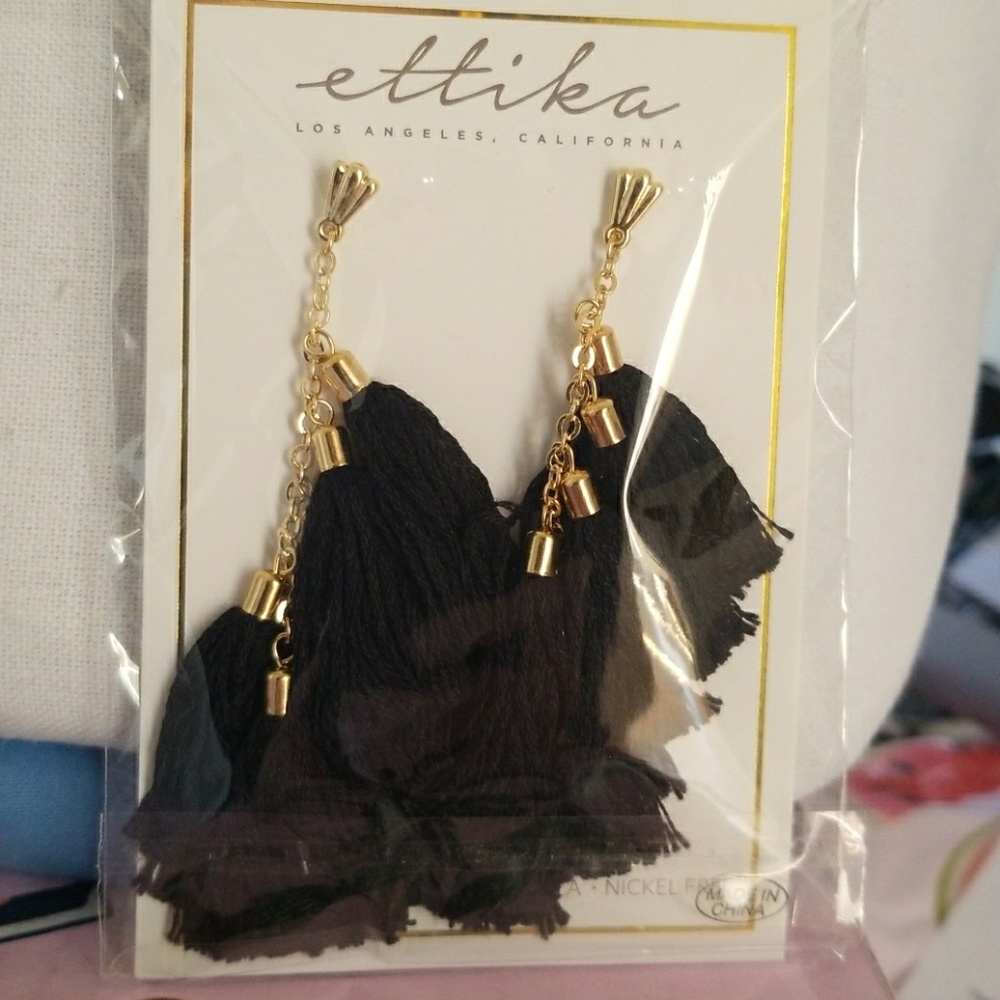 Ettika day dreamer tassel earrings